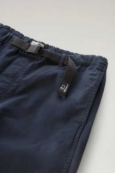 Nohavice Woolrich Easy Pant Melton Blue