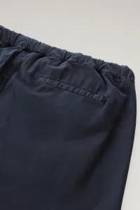 Nohavice Woolrich Easy Pant Melton Blue