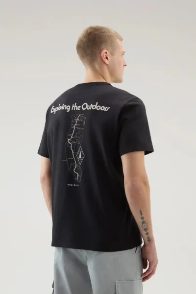 Tričko Woolrich Trail T-Shirt Black