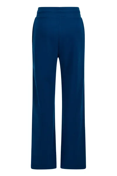 Tepláky Woolrich Cotton Fleece Wide Leg Pant Sea Breeze