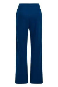 Tepláky Woolrich Cotton Fleece Wide Leg Pant Sea Breeze