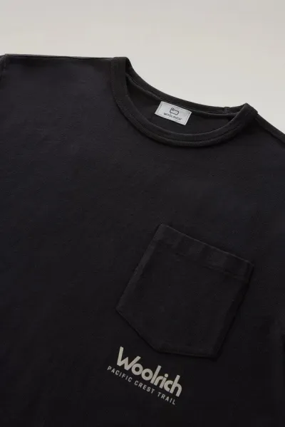 Tričko Woolrich Trail T-Shirt Black