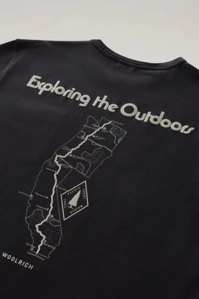 Tričko Woolrich Trail T-Shirt Black