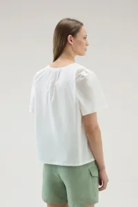 Blúzka Woolrich Poplin Blouse Plaster White