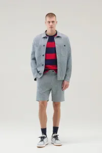 Tričko Woolrich Striped T-Shirt Red Stripe