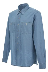 Košeľa Woolrich Chambray Utility Shirt Blue Chambray