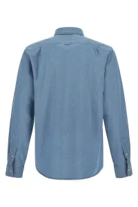 Košeľa Woolrich Chambray Utility Shirt Blue Chambray