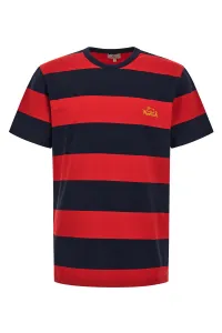 Tričko Woolrich Striped T-Shirt Red Stripe