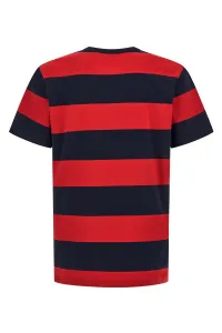 Tričko Woolrich Striped T-Shirt Red Stripe