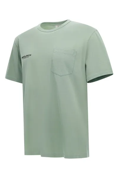 Tričko Woolrich Safari T-Shirt Sage