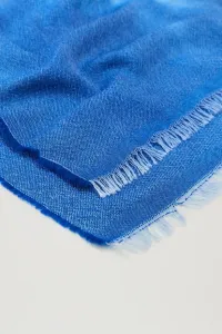 Šatka Woolrich Buffalo Tye Dye Scarf Twilight Blue Check