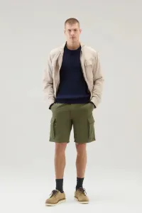 Sveter Woolrich Vanise Cable Crewneck Melton Blue Bicolor