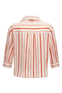 Blúzka Woolrich Stripe Poplin Blouse Plaster White Stripe