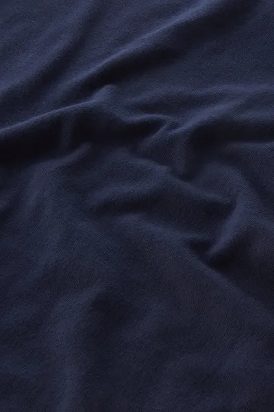 Sveter Woolrich Logo Crewneck Melton Blue