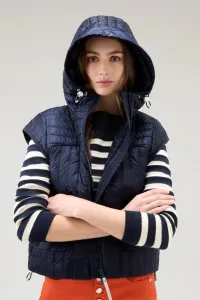 Vesta Woolrich Pertex Padded Vest Melton Blue