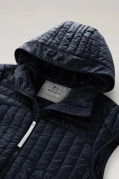 Vesta Woolrich Pertex Padded Vest Melton Blue