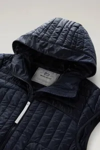 Vesta Woolrich Pertex Padded Vest Melton Blue