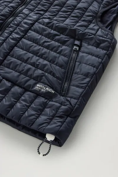 Vesta Woolrich Pertex Padded Vest Melton Blue