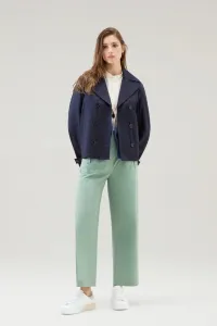 Bunda Woolrich Havice Peacoat Melton Blue