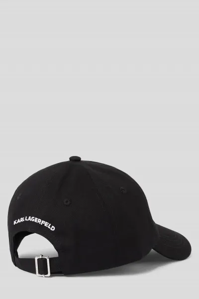 Šiltovka Karl Lagerfeld K/Ikonik 2.0 Cap Black