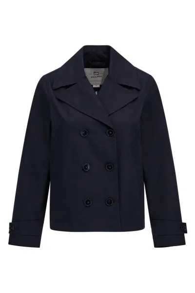 Bunda Woolrich Havice Peacoat Melton Blue