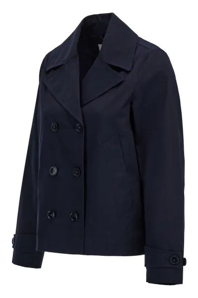 Bunda Woolrich Havice Peacoat Melton Blue