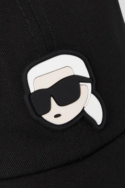 Šiltovka Karl Lagerfeld K/Ikonik 2.0 Cap Black