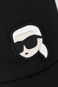 Šiltovka Karl Lagerfeld K/Ikonik 2.0 Cap Black