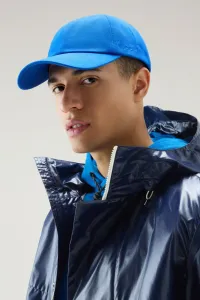 Šiltovka Woolrich Unisex Logo Baseball Cap Snorkel Blue