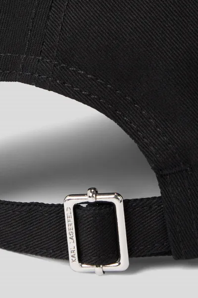 Šiltovka Karl Lagerfeld K/Ikonik 2.0 Cap Black