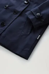 Bunda Woolrich Havice Peacoat Melton Blue