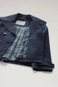 Bunda Woolrich Havice Peacoat Melton Blue