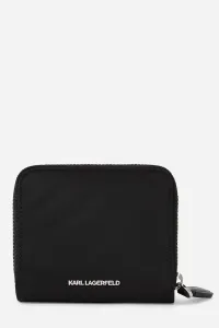 Peňaženka Karl Lagerfeld Ikon Nylon Md Bfd Wllt Black