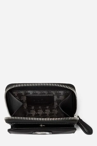 Peňaženka Karl Lagerfeld Ikon Nylon Md Bfd Wllt Black