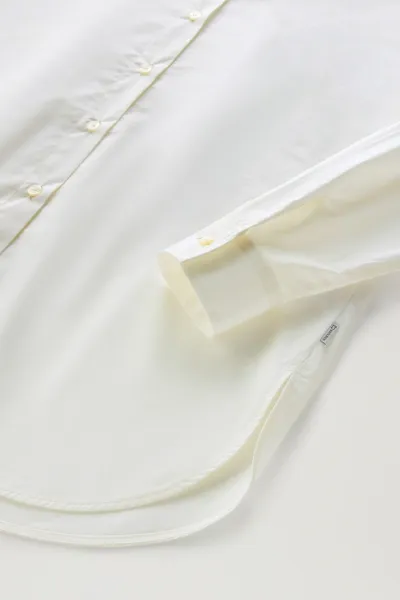 Košeľa Woolrich Poplin Shirt Plaster White