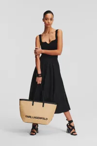 Sukňa Karl Lagerfeld Embroidery Skirt Black
