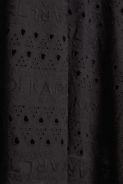 Sukňa Karl Lagerfeld Embroidery Skirt Black