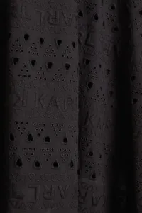 Sukňa Karl Lagerfeld Embroidery Skirt Black