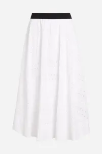 Sukňa Karl Lagerfeld Embroidery Skirt White
