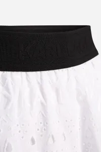 Sukňa Karl Lagerfeld Embroidery Skirt White