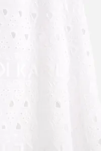 Sukňa Karl Lagerfeld Embroidery Skirt White