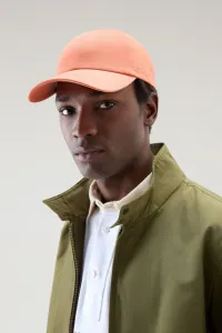 Šiltovka Woolrich Unisex Logo Baseball Cap Coral Sand