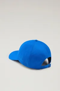 Šiltovka Woolrich Unisex Logo Baseball Cap Snorkel Blue
