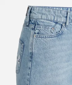 Sukňa Karl Lagerfeld Maxi Denim Skirt Light Blue Denim