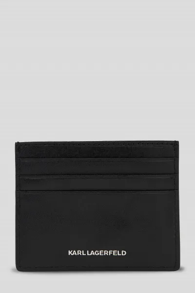 Púzdro Na Platobné Karty Karl Lagerfeld K/Ikonik 2.0 Perf Ch Black