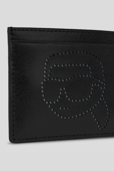Púzdro Na Platobné Karty Karl Lagerfeld K/Ikonik 2.0 Perf Ch Black