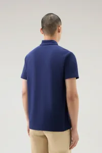 Polokošeľa Woolrich Ice Cotton Polo Maritime Blue