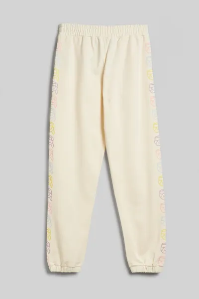 Tepláky Karl Lagerfeld Ikonik 2.0 Outline Sweatpants Off White