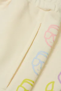 Tepláky Karl Lagerfeld Ikonik 2.0 Outline Sweatpants Off White