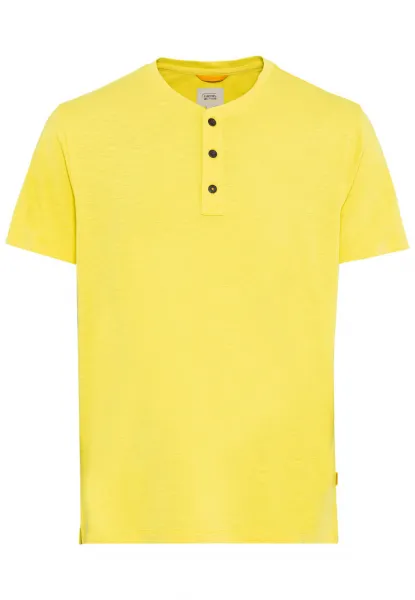 Tričko Camel Active Henley 1/2 Arm Lemon Grass